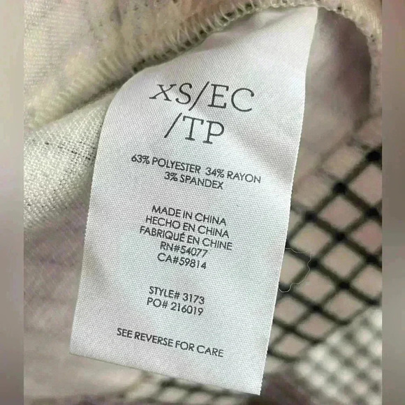 Cabi Black White Windowpane Blazer Jacket size XS - Picture 4 of 8